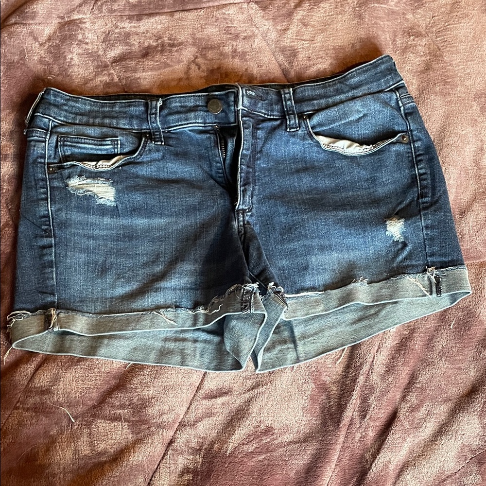 Universal Thread Distressed Blue Jean Shorts